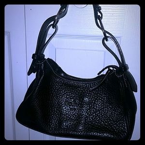 Black dooney and burke leather purse